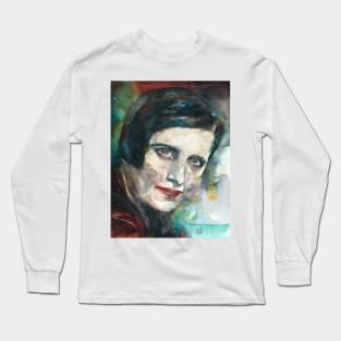 AYN RAND watercolor portrait .2 Long Sleeve T-Shirt